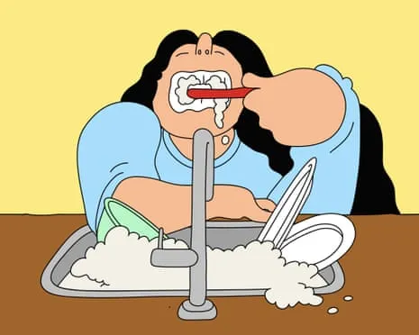 Ought My Roommate Avoid Brushing Her Toothbrush at the Kitchen Basin?